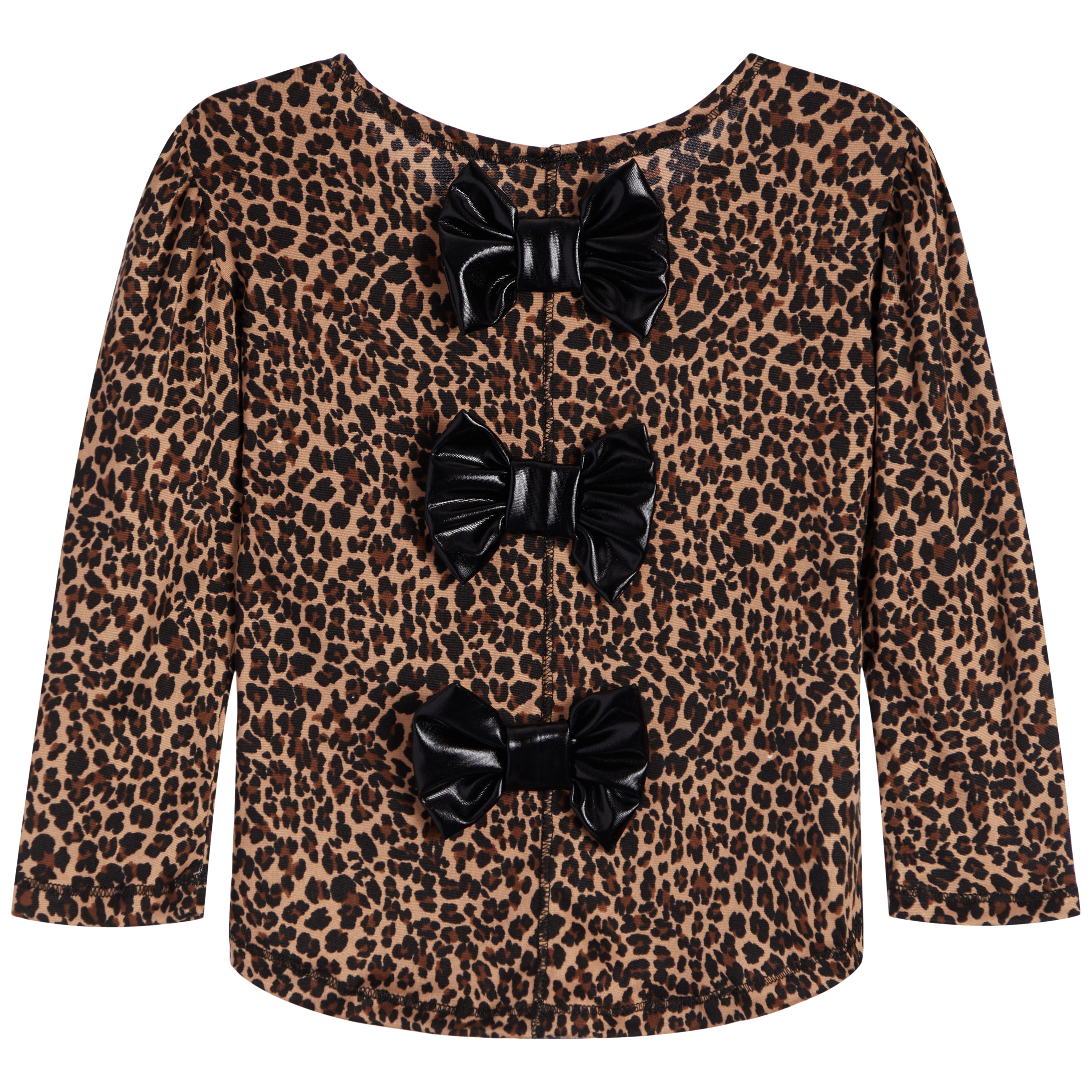 Leopard Bow Back Top - Denny's