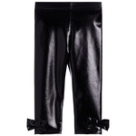 Faux Leather Bow Legging - Denny's
