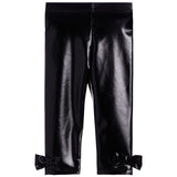 Faux Leather Bow Legging - Denny's