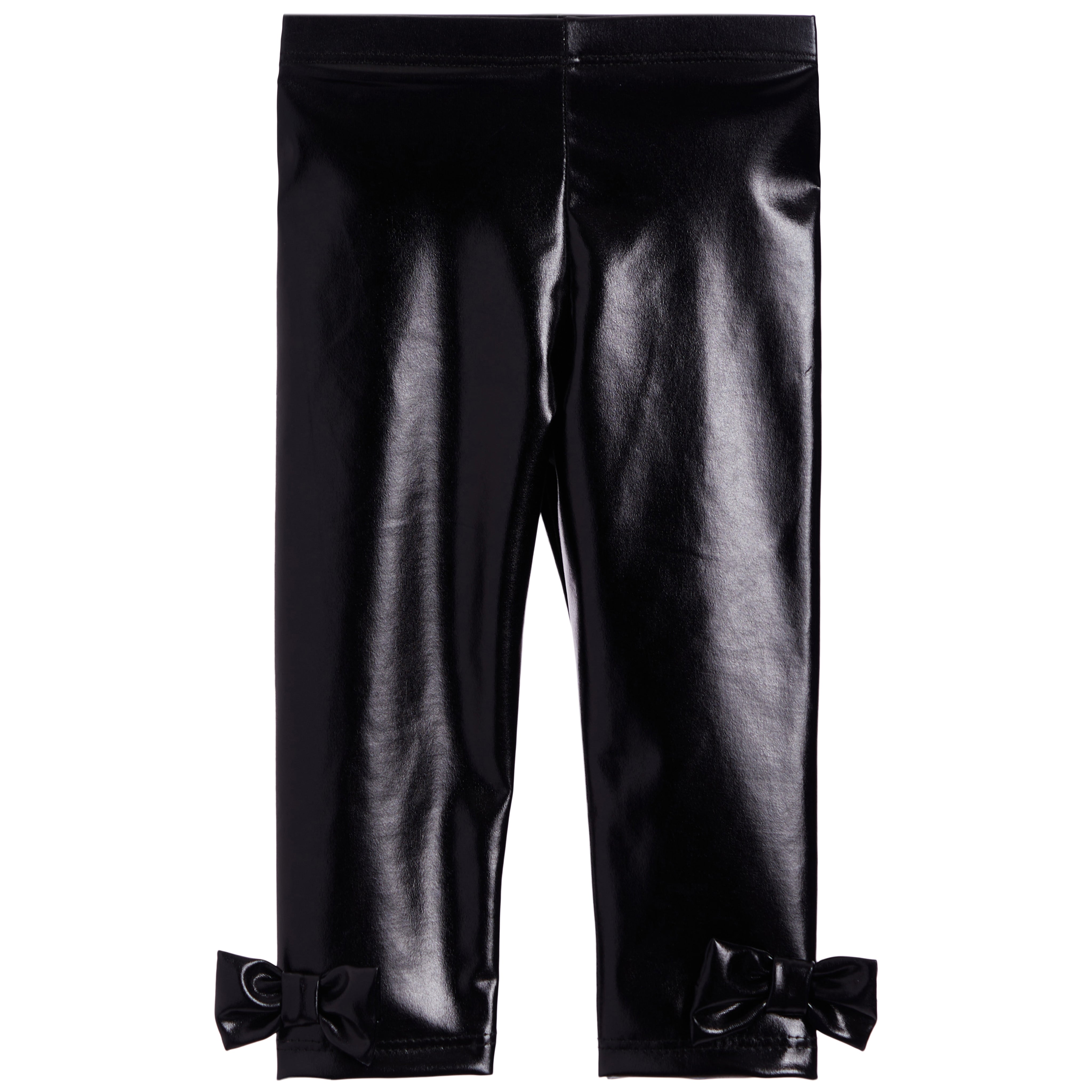 Faux Leather Bow Legging - Denny's