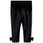 Faux Leather Bow Legging - Denny's