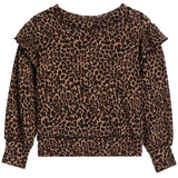 Leopard Ruffle Top - Denny's