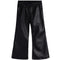 Matte Faux Leather Flare Pant - Denny's