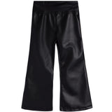 Matte Faux Leather Flare Pant - Denny's