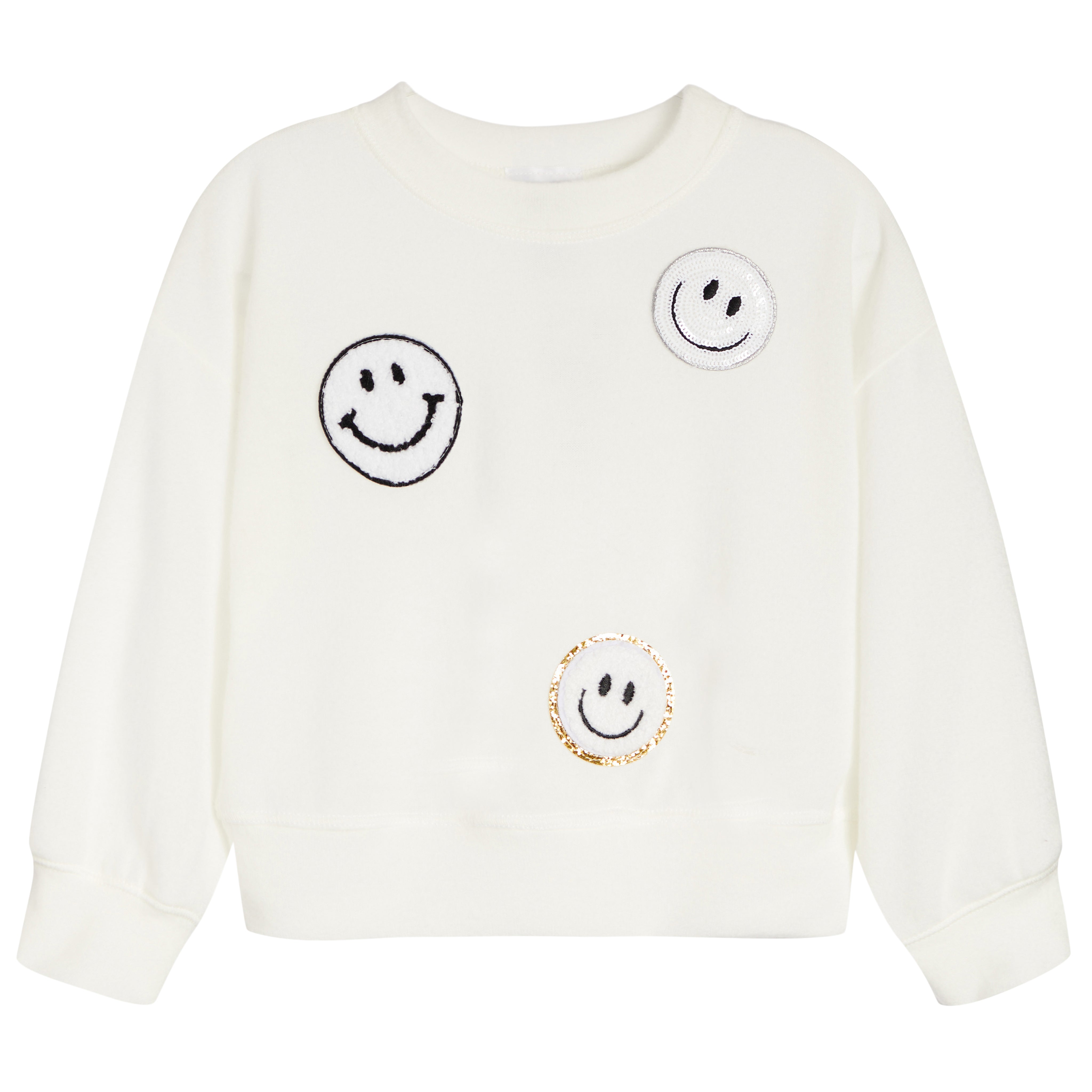 Smilie Patch Sweatshirt - Denny's