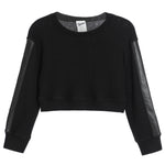 Leather Stripe Arm Sweater - Denny's