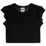 Hacci Ruffle Sleeve Top - Denny's