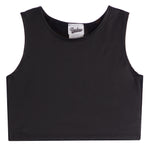 Faux Leather Front Tank - Denny's