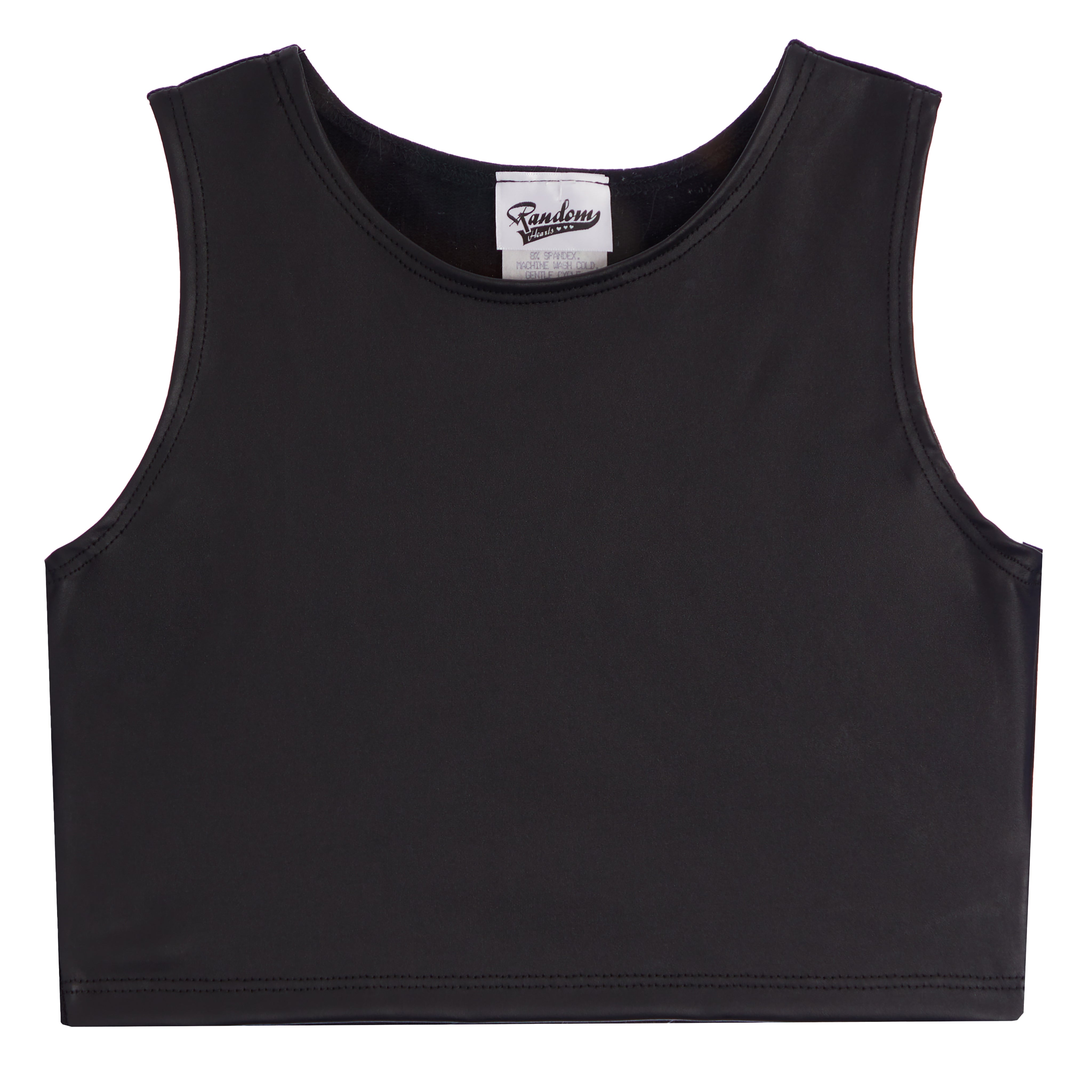 Faux Leather Front Tank - Denny's