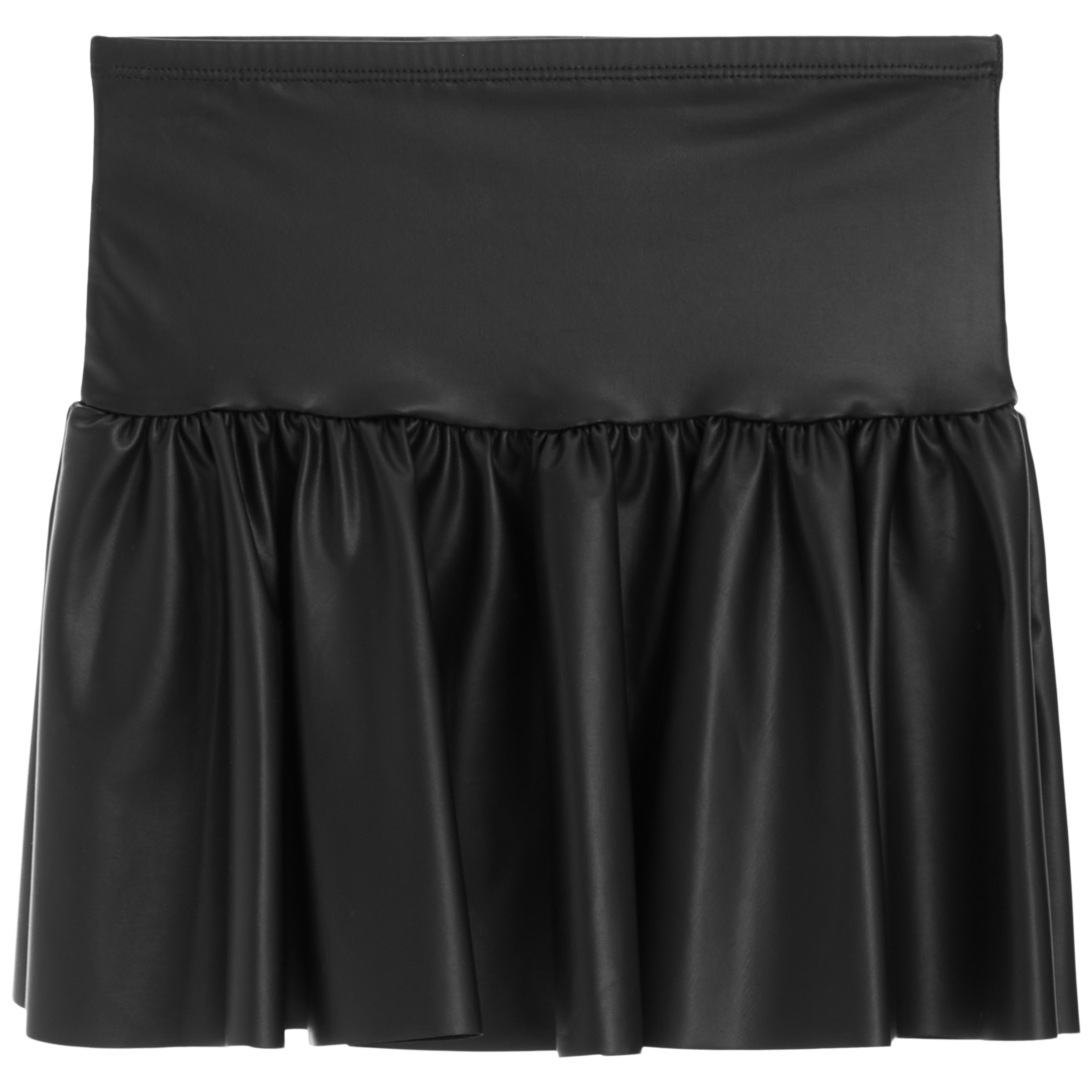 Matte Faux Leather Skirt - Denny's