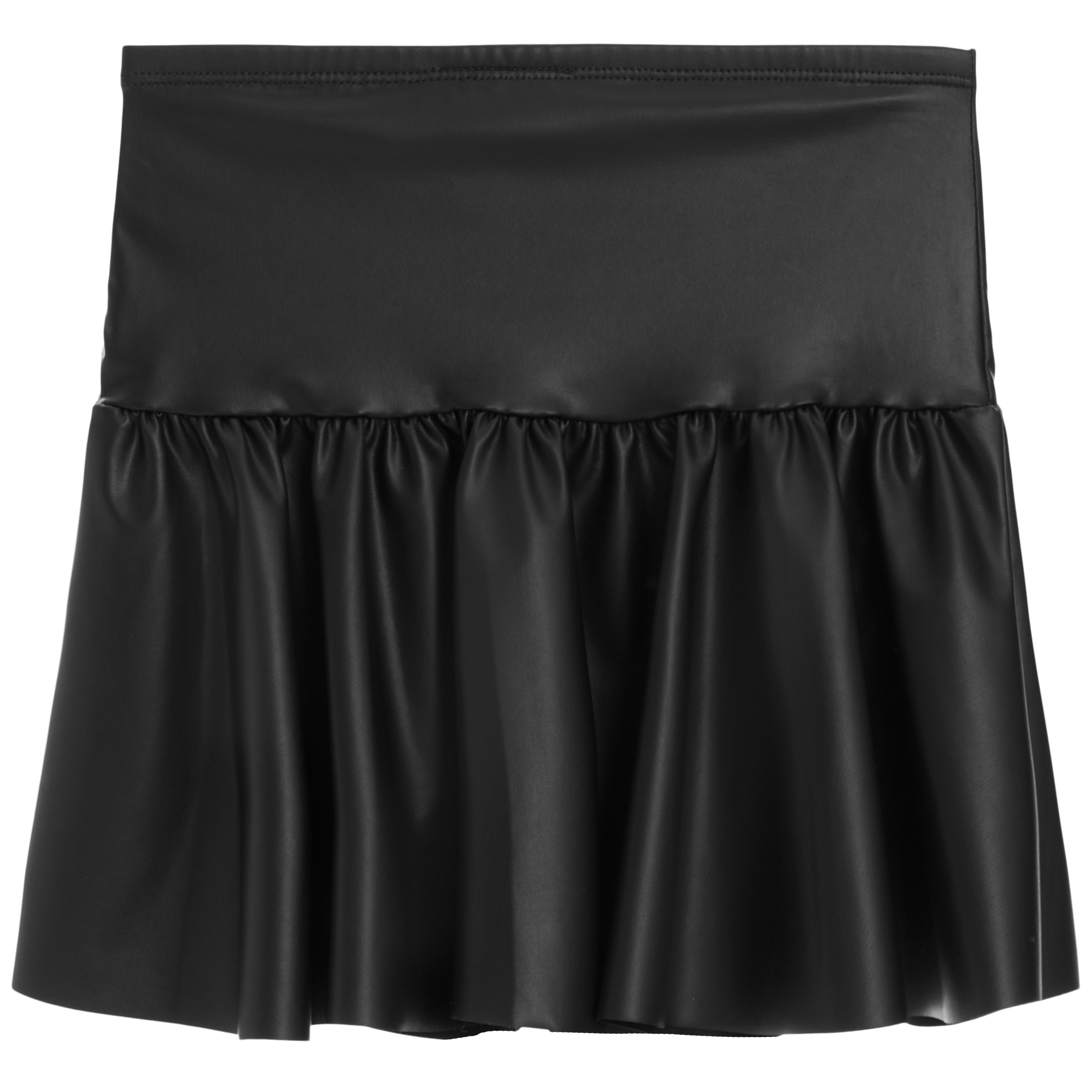 Matte Faux Leather Skirt - Denny's