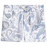 Silver Paisley Short - Denny's