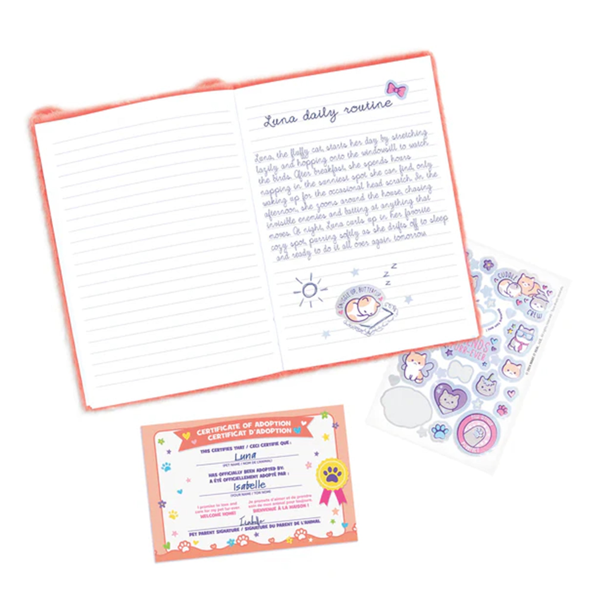 Happy Tails Pet Adoption Journal - Cat - Denny's
