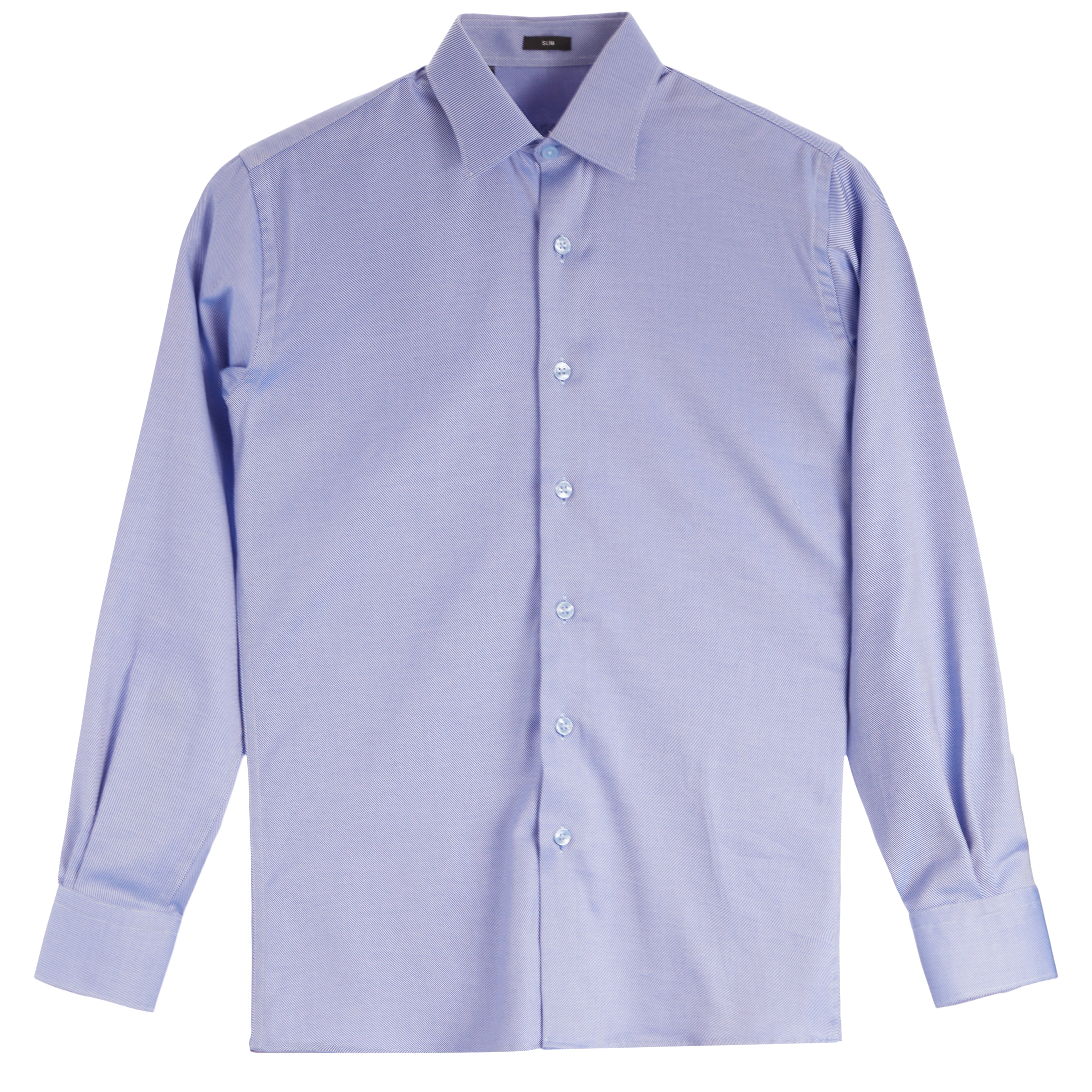 Slim Fit Diagonal Dress Shirt - Denny's
