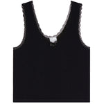Lace Trim Tank - Denny's