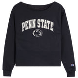 Penn State Off Shoulder Sweatshirt w/ Stones