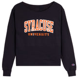 Syracuse Off Shoulder Sweatshirt w/ Stones