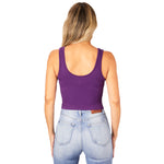 Ribbed V Crop Tank - Denny's