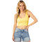Ribbed V Crop Tank - Denny's