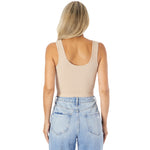 Ribbed V Crop Tank - Denny's
