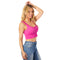 Ribbed V Crop Tank - Denny's
