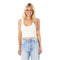 Ribbed V Crop Tank - Denny's