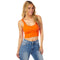 Ribbed V Crop Tank - Denny's