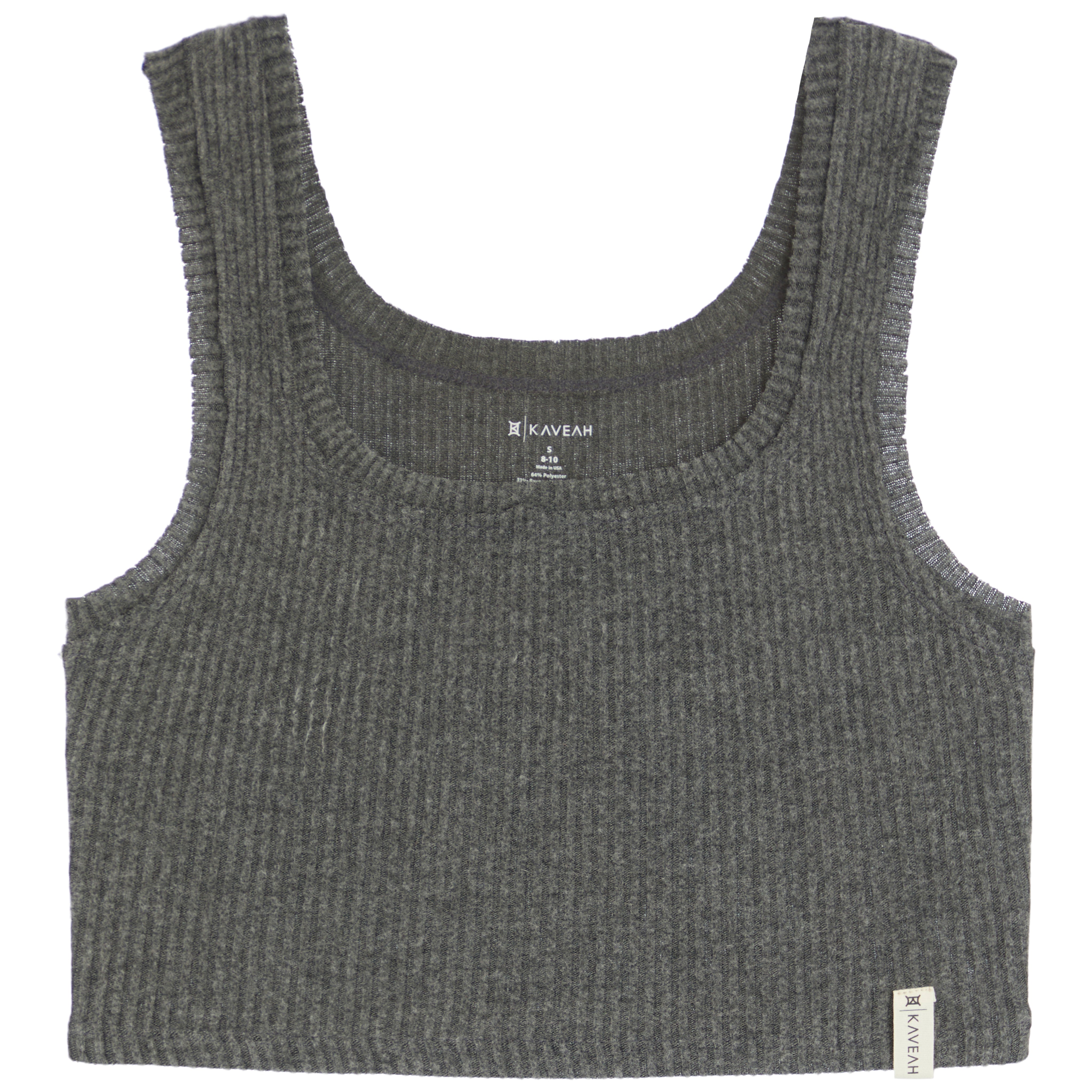 Brushed Rib Crop Tank - Denny's