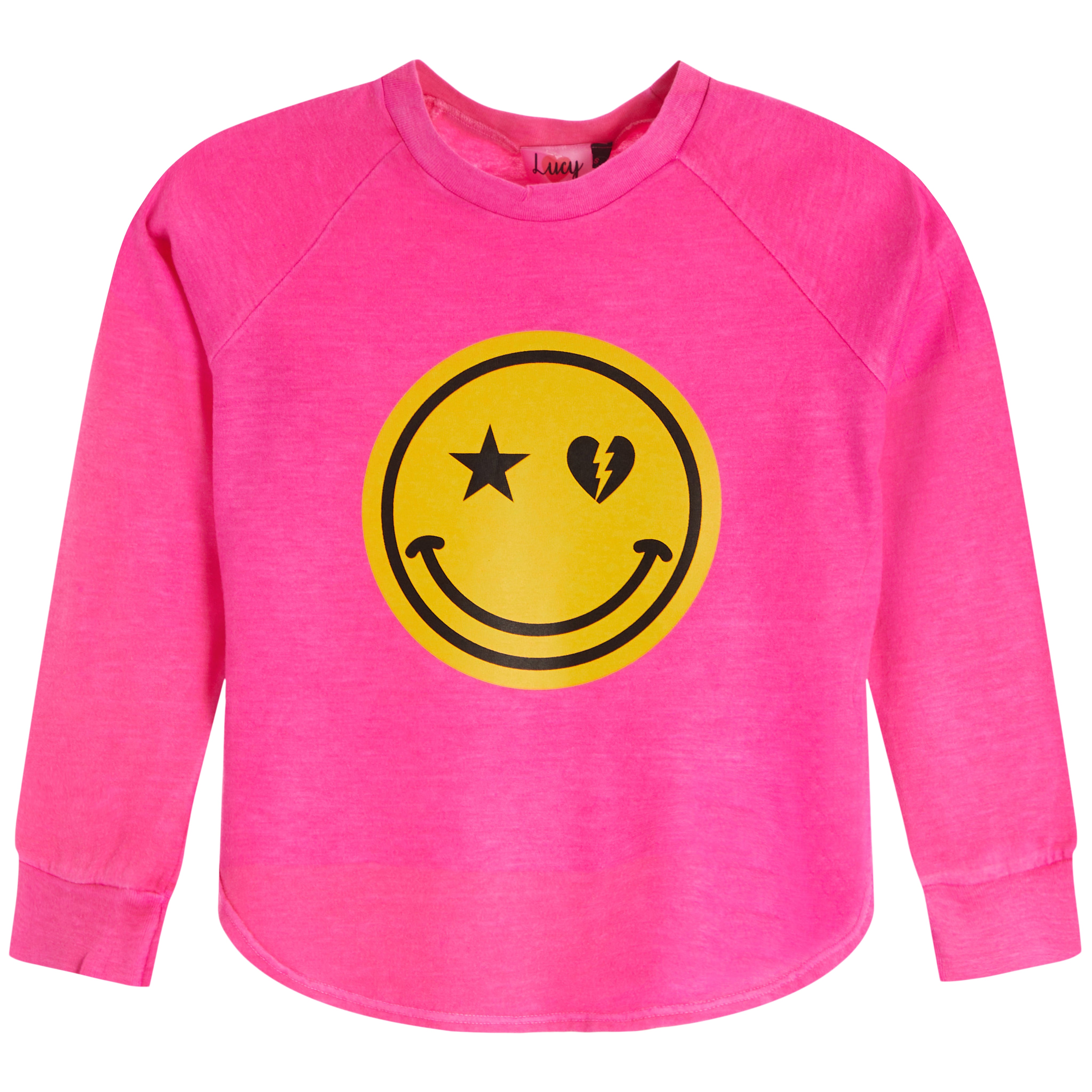 Star & Heart Smiley Raglan Tee - Denny's
