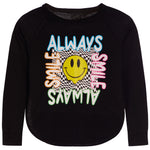 Always Smile Raglan Top - Denny's
