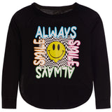 Always Smile Raglan Top - Denny's