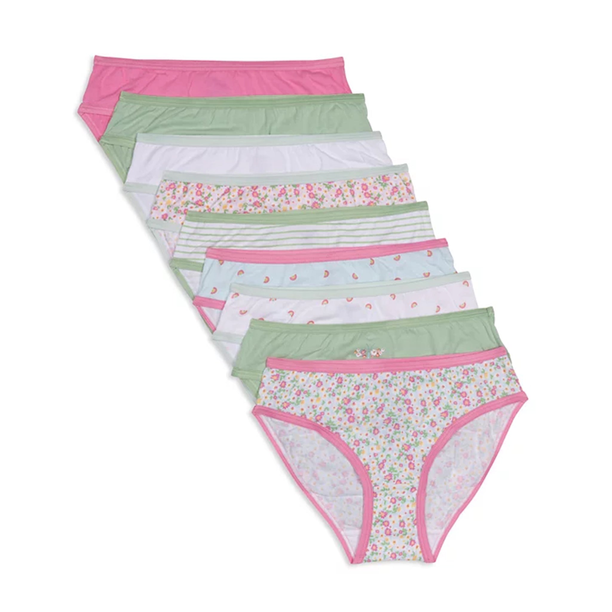 9pk Floral Bikini Underwear