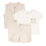 3pc Vest Short Set