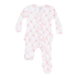 Ribbon Bow Trellis Thermal Footie - Denny's