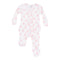 Ribbon Bow Trellis Thermal Footie - Denny's