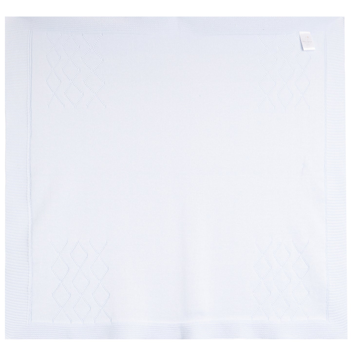 White knit blanket
