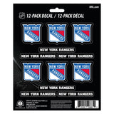 NY Rangers 12pk Team Decals - Denny's