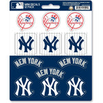 NY Yankees 12pk Team Decals - Denny's