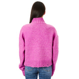 Mock Neck Cozy Sweater Top - Denny's