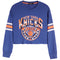 Knicks Banner Crop Fleece Crew - Denny's