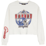 Giants Helmet Crop Fleece Crew - Denny's