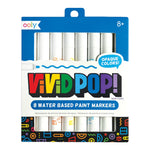 Vivid Pop! Water Based Paint Markers - 8 Colors - Denny's