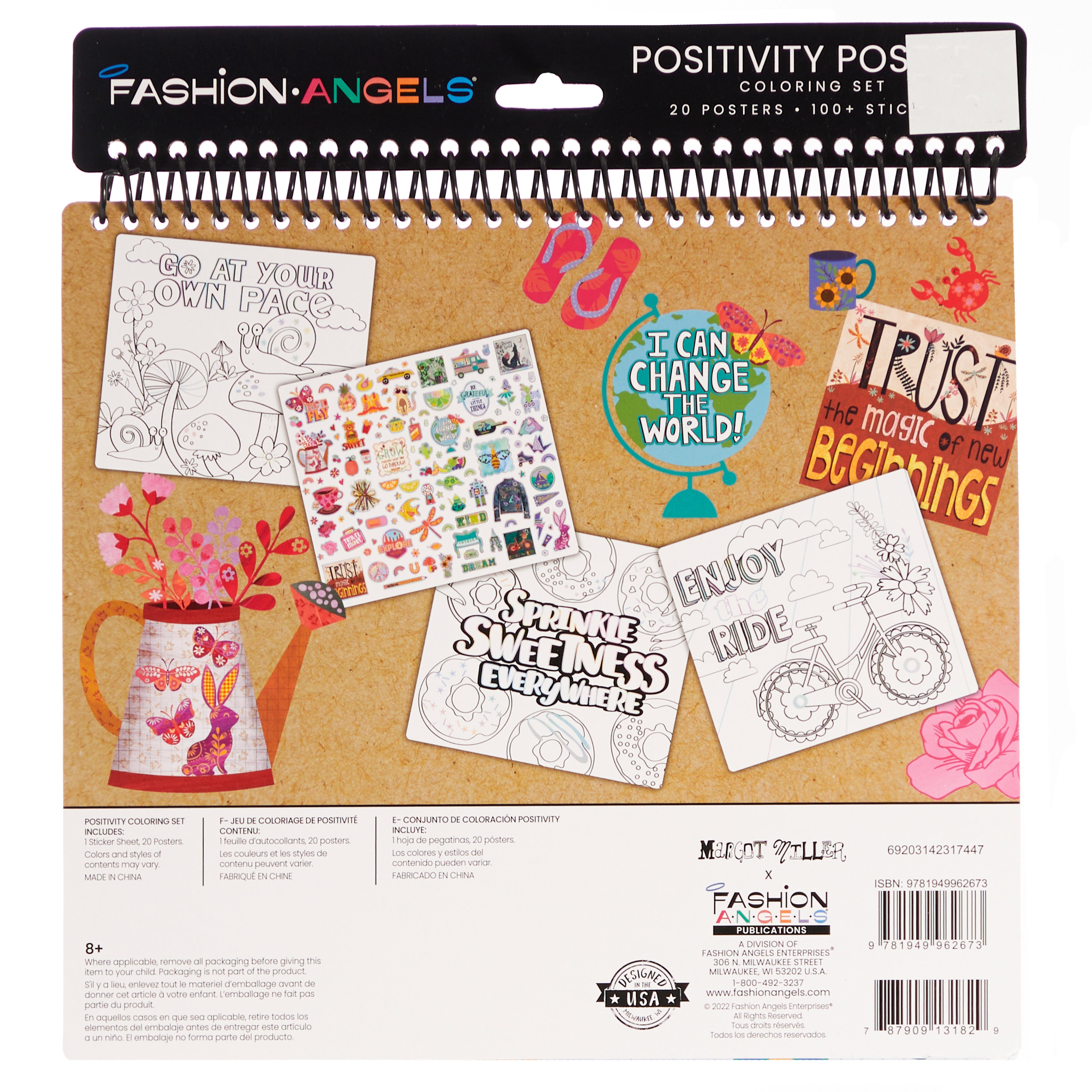 Positivity Posters Coloring Set - Denny's
