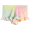 Pastel Tye Dye Ruffle Short - Denny's