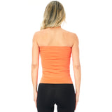 Ribbed Twist Tube Top - Denny's