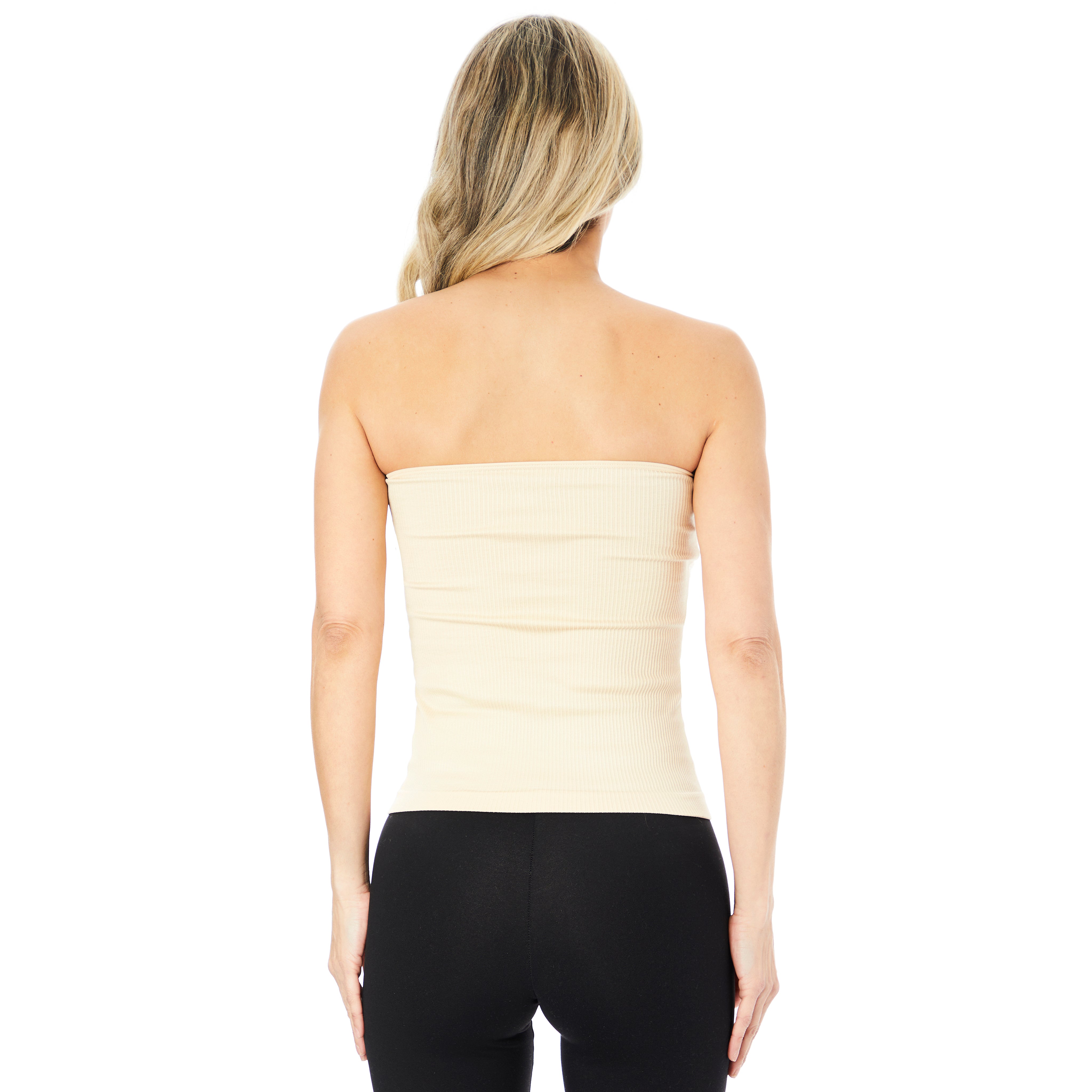 Ribbed Twist Tube Top - Denny's