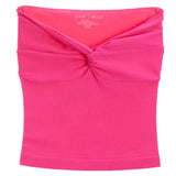 Ribbed Twist Tube Top - Denny's