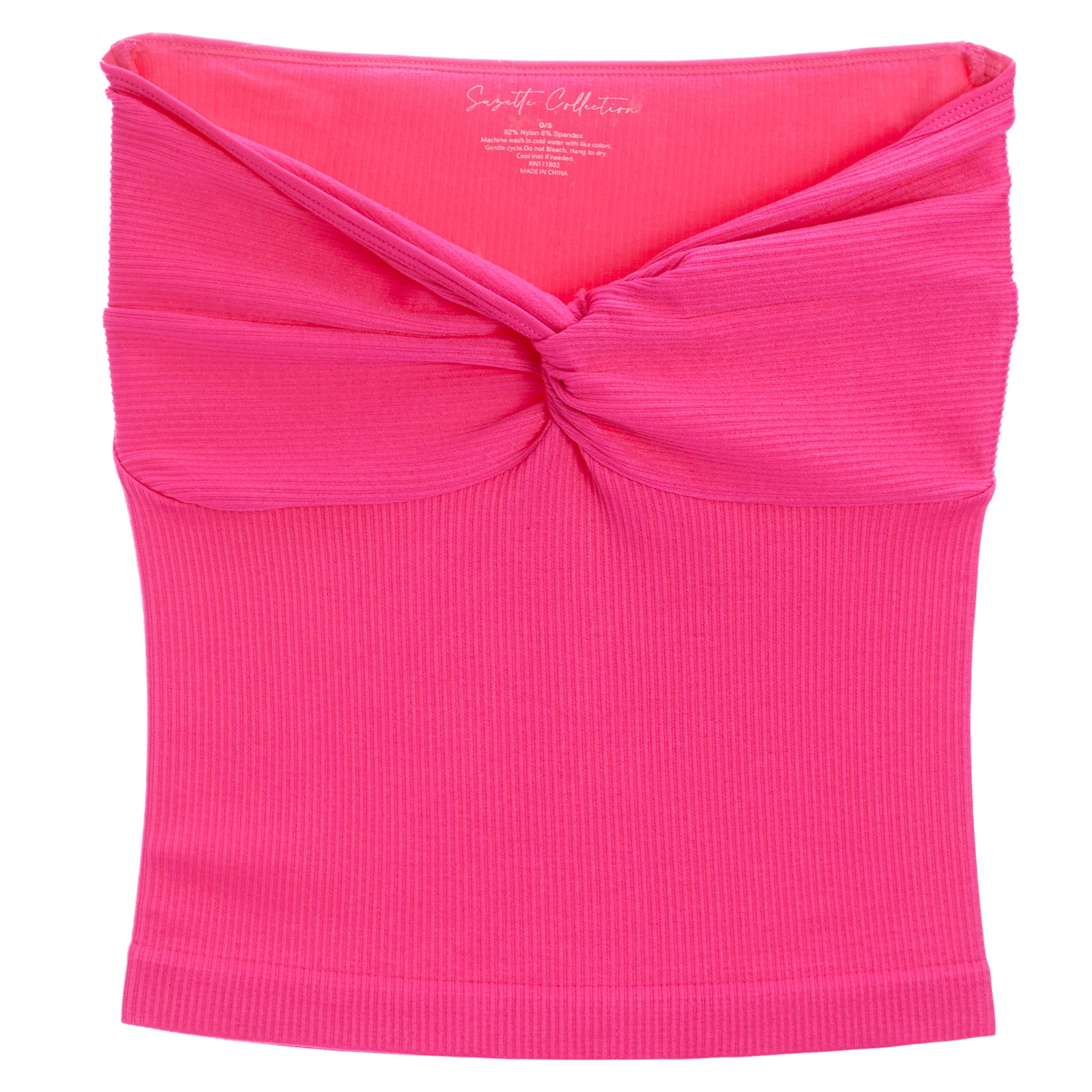 Ribbed Twist Tube Top - Denny's