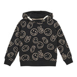 Smiley Peace Printed Sweatshirt - Denny's