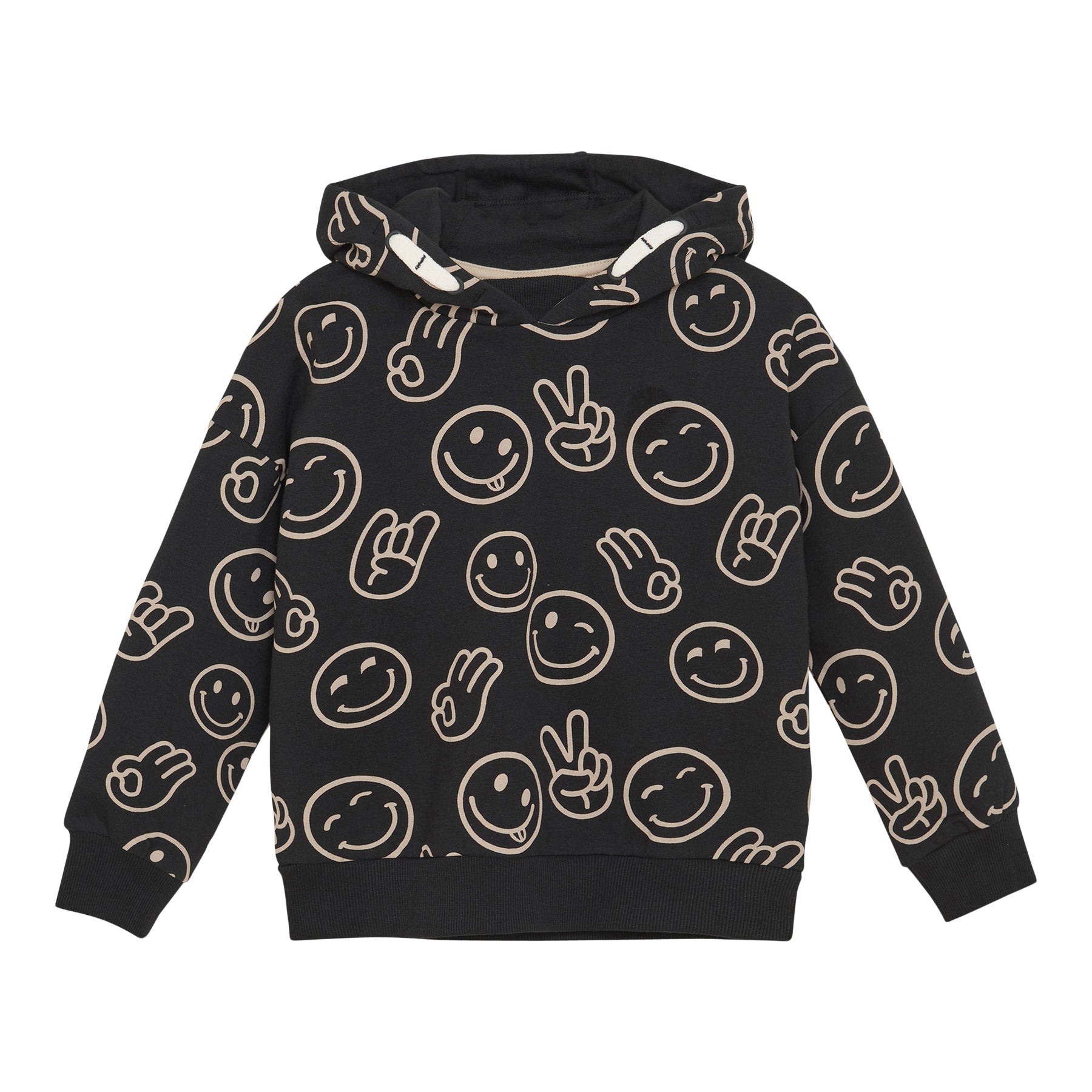 Smiley Peace Printed Sweatshirt - Denny's